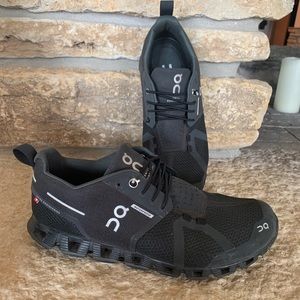 QC On Cloud Black Mesh Running Shoes Swiss Lace Up Sneakers Size 9 Women’s